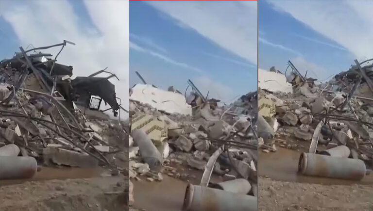 هدم المنازل السكنية للمواطنين البلوش من قبل القوات العسكرية في مدينة زاهدان