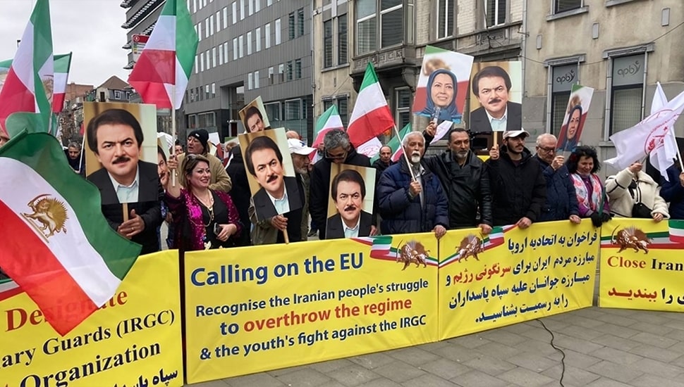 بروكسل - الإيرانيون يدعون اجتماع الاتحاد الأوروبي إلى فرض عقوبات شاملة على نظام الملالي