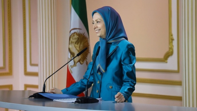 تهنئة السيدة مريم رجوي على عزم الشعب الإيراني في استفتاء مقاطعة النظام وانتخاباته المزيفة