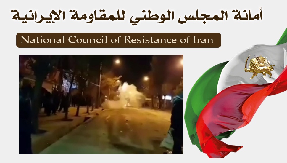 شبان الانتفاضة يحولون احتفال "جهارشنبه سوري" إلى انتفاضة نارية ضد نظام الملالي في جميع أنحاء البلاد