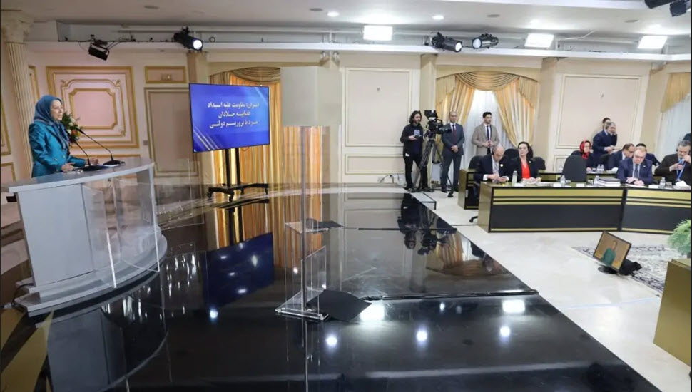 مريم رجوي لا مفهوم للعدالة ولا المحكمة ولا للقضاء المستقل في نظام الملالي