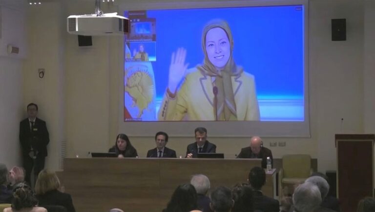 ايطاليا – مؤتمر في مجلس الشيوخ – مريم رجوي: الحل هو الاعتماد على الشعب الإيراني والمقاومة الإيرانية
