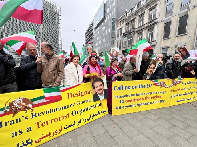 بروكسل - الإيرانيون يدعون اجتماع الاتحاد الأوروبي إلى فرض عقوبات شاملة على نظام الملالي