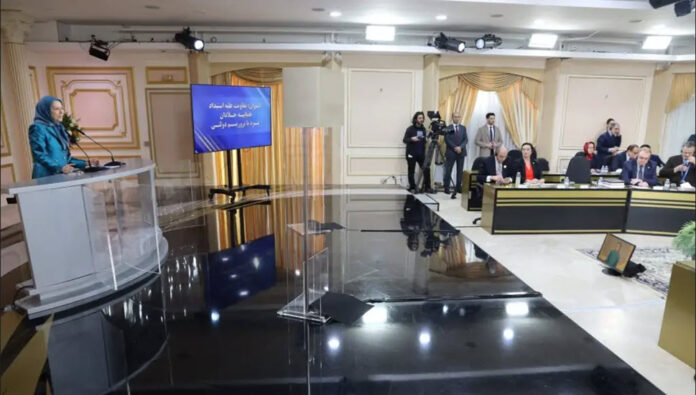 مريم رجوي لا مفهوم للعدالة ولا المحكمة ولا للقضاء المستقل في نظام الملالي