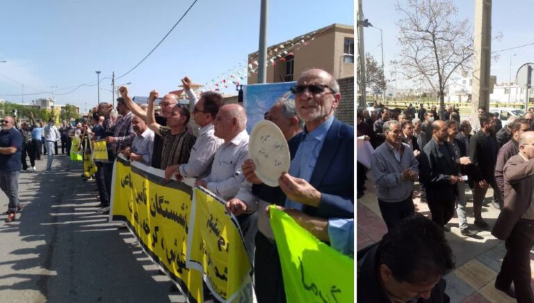 مسيرات واحتجاجات من قبل المتقاعدين في عدة مدن في إيران