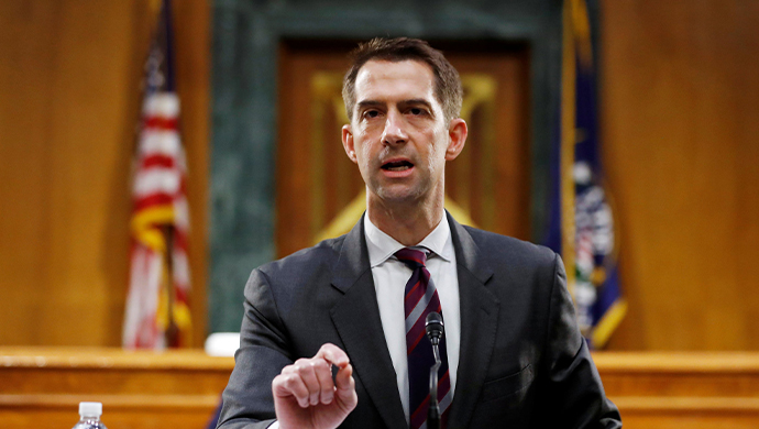 توم كوتون: آرين طباطبائي كانت جزءًا من عملية استخباراتية لوزارة خارجية النظام الإيراني