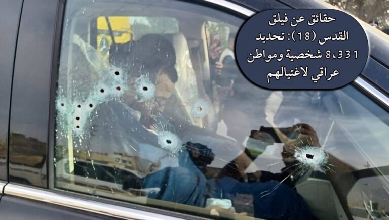 حقائق عن فيلق القدس (18): تحديد 8،331 شخصية ومواطن عراقي لاغتيالهم