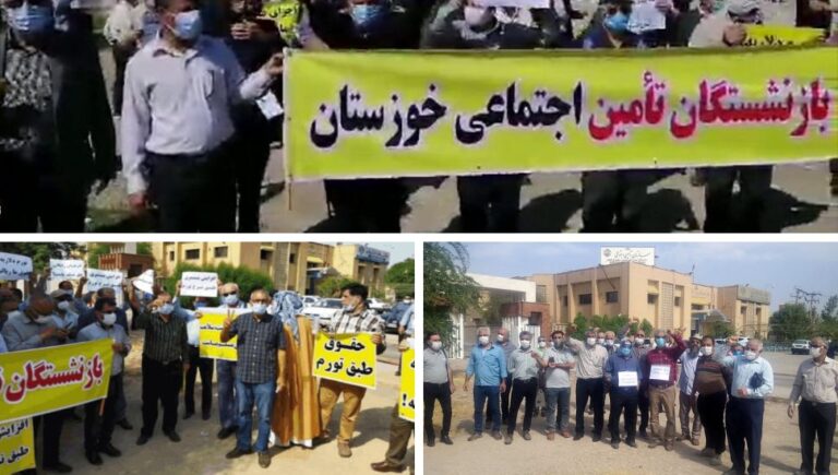 تجمعات احتجاجية في طهران والأهواز: لا التهديد ولا السجن ولا الإعدام يمنعنا