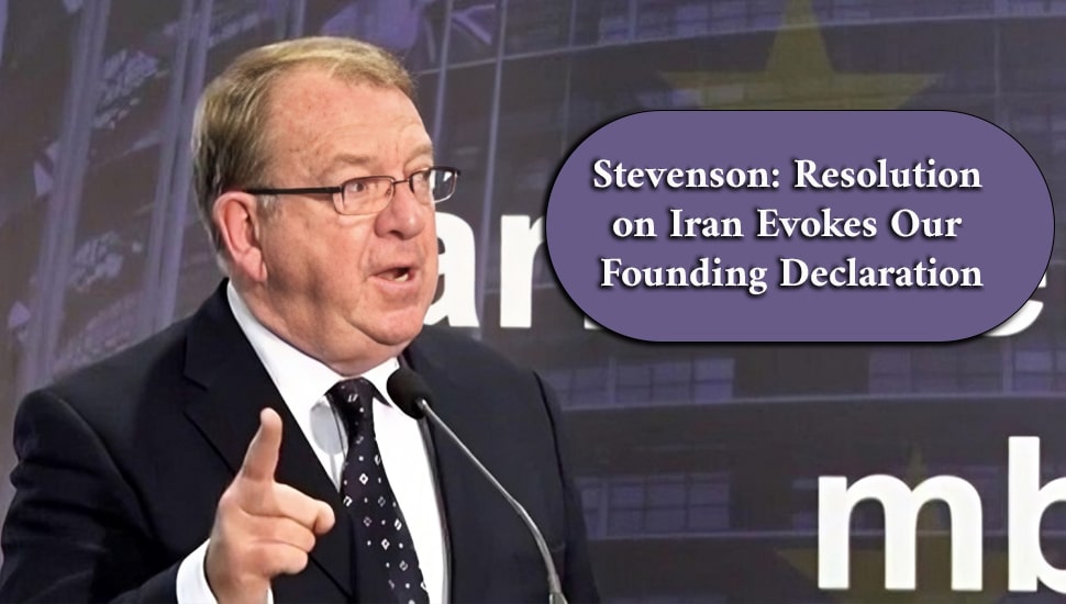  ستروان ستيفنسون: على الاتحاد الأوروبي والمملكة المتحدة وضع الحرس الثوري الإيراني على قائمة الإرهاب