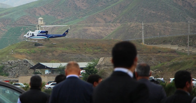 تحطم مروحية إبراهيم رئيسي - انتشار قوات القمع في المناطق الحساسة في طهران