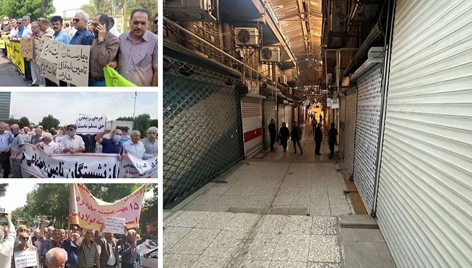 الاحتجاجات تستمر في جميع أنحاء إيران من العمال حتى المتقاعدين و بائعي الذهب