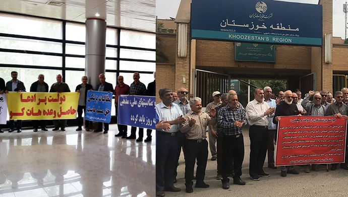 استمرار الاحتجاجات في عدة مدن إيرانية الاثنين 13 مايو