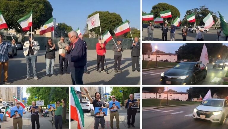 لوس أنجلوس و سان فرانسيسكو ودالاس – كرنفالات الفرح للإيرانيين بهلاك إبراهيم رئيسي