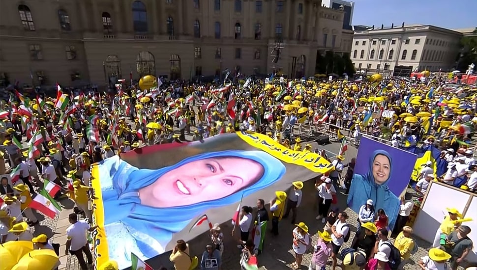 مظاهرة الايرانيين في برلين في وسائل الإعلام الدولية