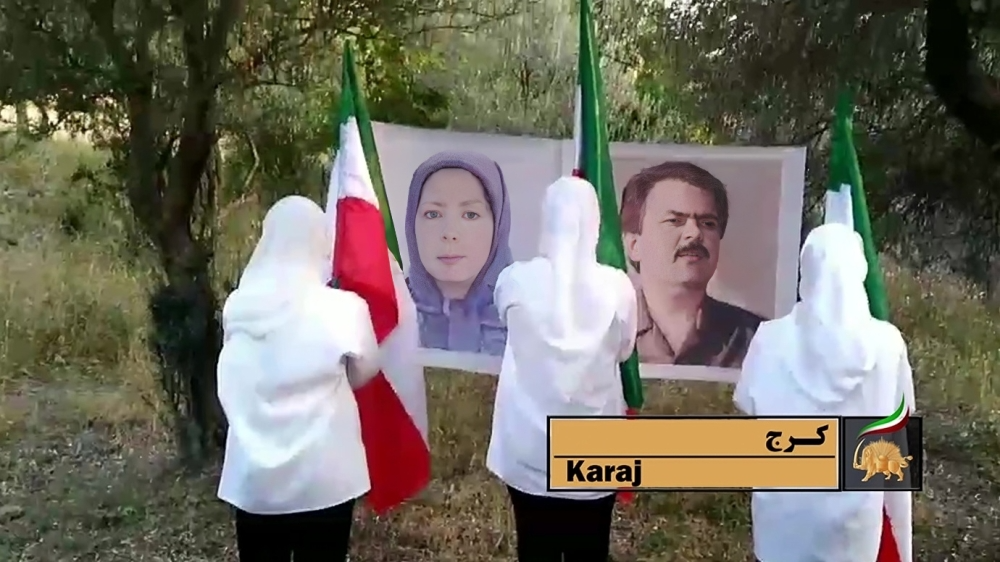 20000 نشاط ثوري ضد النظام الإيراني لدعم التجمع العالمي لإيران الحرة