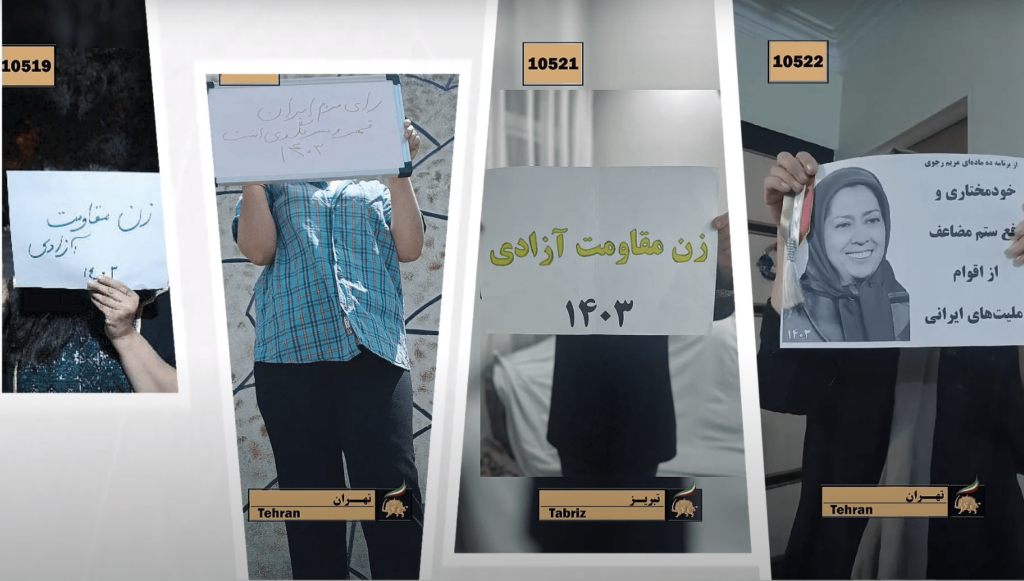 5000 نشاط ثوري ضد نظام الملالي لدعم التجمع العالمي لإيران الحرة