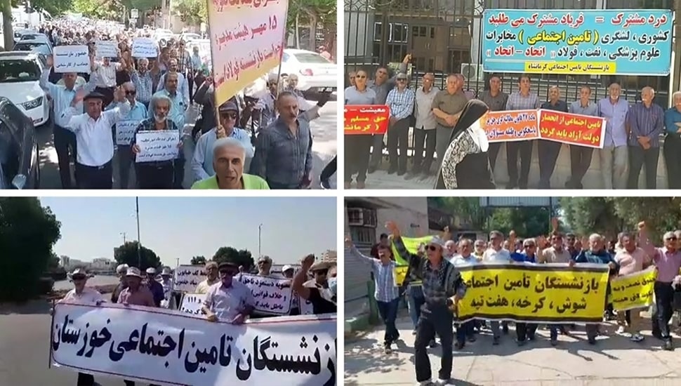 تصاعد الاحتجاجات في إيران: العمال والسائقون والمتقاعدون یخرجون الى الشوارع