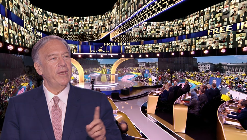 مایک بومبيو یرى المستقبل الواعد لإیران فی خطة مریم رجوی بعشرة نقاط