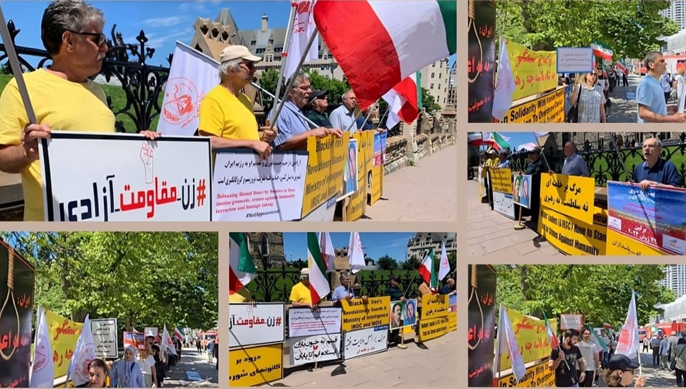 أوتاوا وتورنتو – الإيرانيون يحتجون على الصفقة المشينة والإفراج عن الجلاد حميد نوري