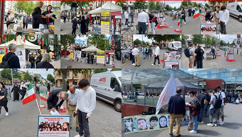 تقرير مصور – إحياء ذكرى شهداء انتفاضة الشعب الإيراني في باريس وبرن وبرلين