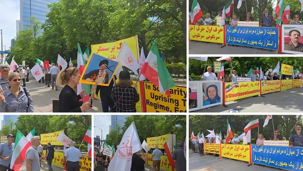 تورنتو، فانكوفر، كندا – تظاهرة الإيرانيين تضامنا مع الانتفاضة الايرانية