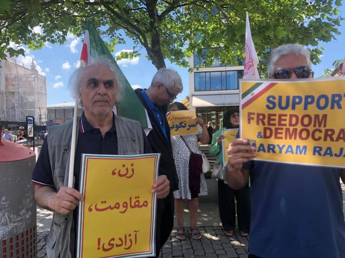غوتنبرغ، السويد – وقفة للإيرانيين تضامنا مع الانتفاضة الوطنية في إيران