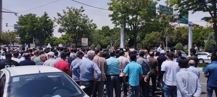  احتجاجات في إيران – متقاعدو الاتصالات يستمرون احتجاجتهم في عدة مدن