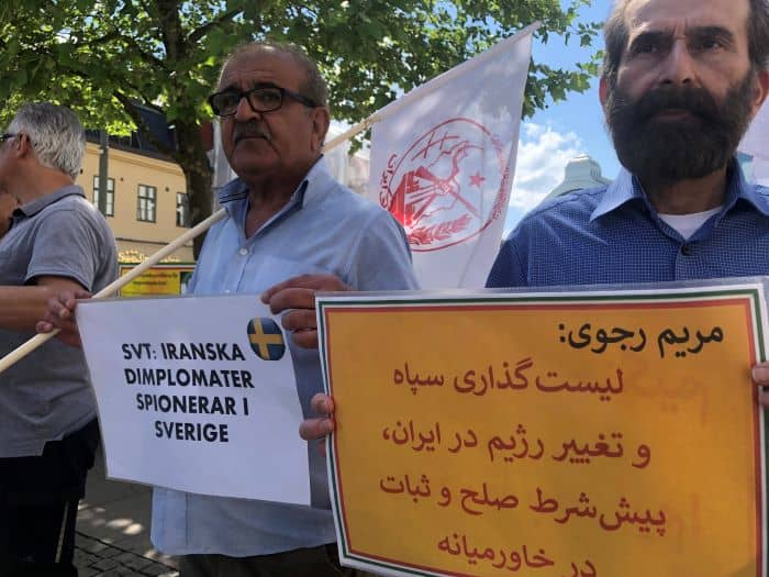غوتنبرغ، السويد – وقفة للإيرانيين تضامنا مع الانتفاضة الوطنية في إيران