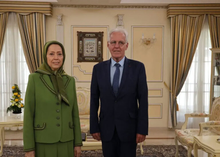 لقاء السيدة مريم رجوي مع إميل بيلسيج، رئيس مجموعة النواب السابقين للجمعية الوطنية الفرنسية
