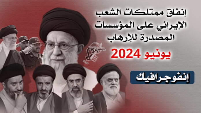 إنفاق ممتلكات الشعب الإيراني على المؤسسات  المصدرة للإرهاب ( إنفوجرافيك )