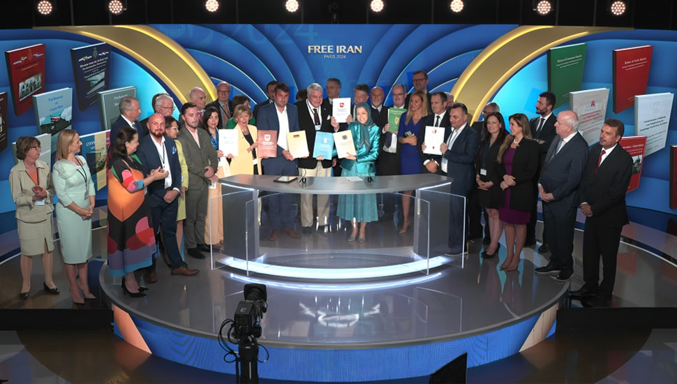 تقرير مصور – التجمع العالمي لإيران الحرة 2024 - مظاهرة كبيرة للإيرانيين في برلين