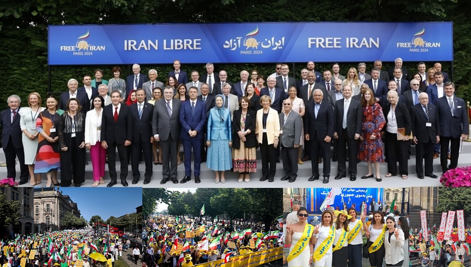 تقرير عن التجمع العالمي لإيران الحرة 2024 – مظاهرة كبيرة للإيرانيين في برلين