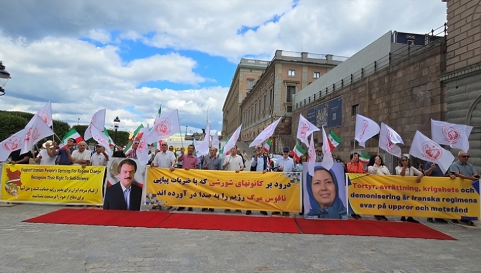 تقرير مصور – مظاهرات الإيرانيين في ستوكهولم بالسويد تضامنا مع الانتفاضة الوطنية في إيران  