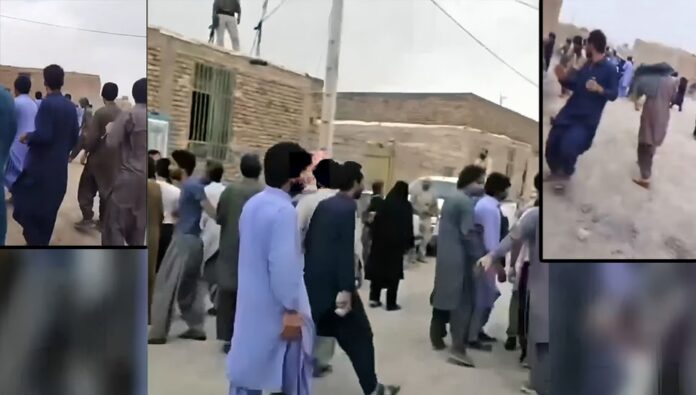 قوات الأمن تطلق النار على السكان البلوش وقتل وجرح السكان المحليين