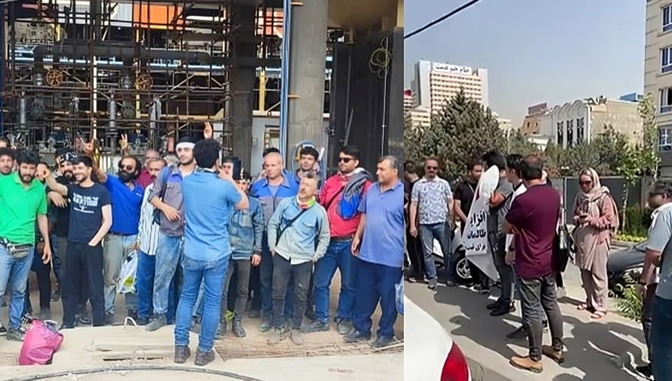 تصاعد الاحتجاجات  في إيران: استمرار إضراب أكثر من 24000 عامل في قطاع النفط والغاز لليوم 22 على التوالي