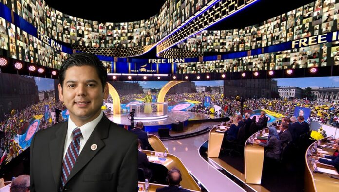 عضو الكونغرس الأمريكي يؤكد دعمه لخطة مريم رجوي لمستقبل إيران