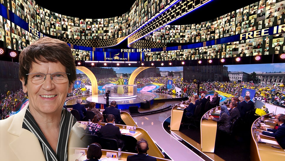 البروفيسورة ريتا زوسموث تؤکد على الوحدة والصمود كمفتاح لحرية إيران