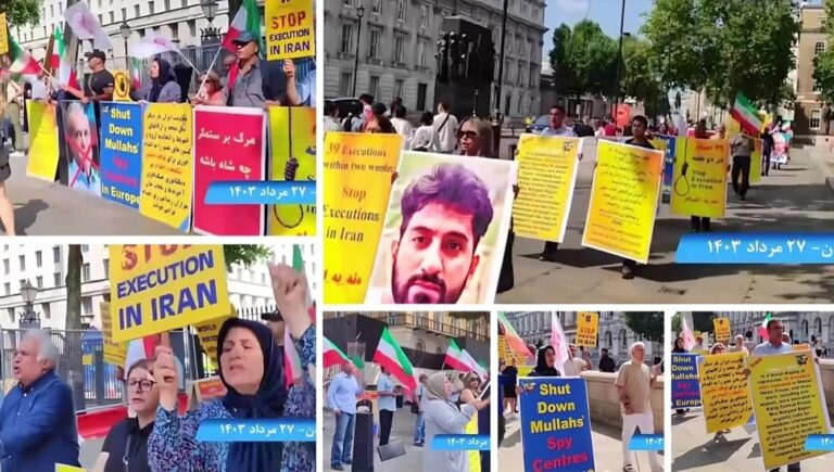 كولونيا، لندن، ستوكهولم، هانوفر، برلين –  الإيرانيون يتظاهرون ضد النظام الإيراني