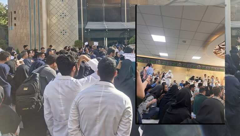 إيران - تجمعات احتجاجية كبيرة للممرضين والممرضات في مدينتي مشهد وأراك