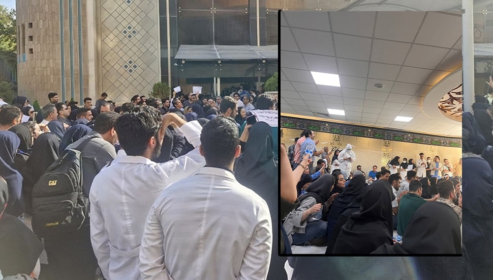 إيران - تجمعات احتجاجية كبيرة للممرضين والممرضات في مدينتي مشهد وأراك