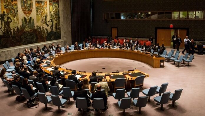اجتماع مجلس الأمن التابع للأمم المتحدة بشأن الحالة الميدانية في الشرق الأوسط