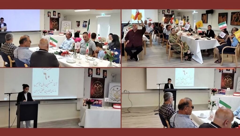 آرهوس، الدنمارك - احتفال بالذكرى الستين لتأسيس منظمة مجاهدي خلق