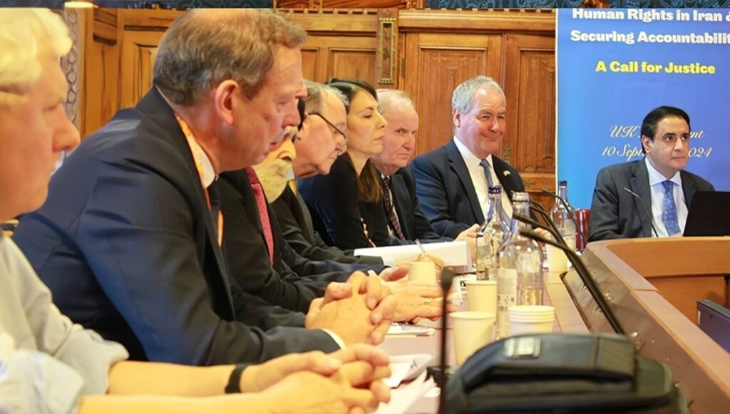 مؤتمر "حقوق الإنسان في إيران والدعوة إلى المحاسبة" بحضور أعضاء من مجلسي المملكة المتحدة