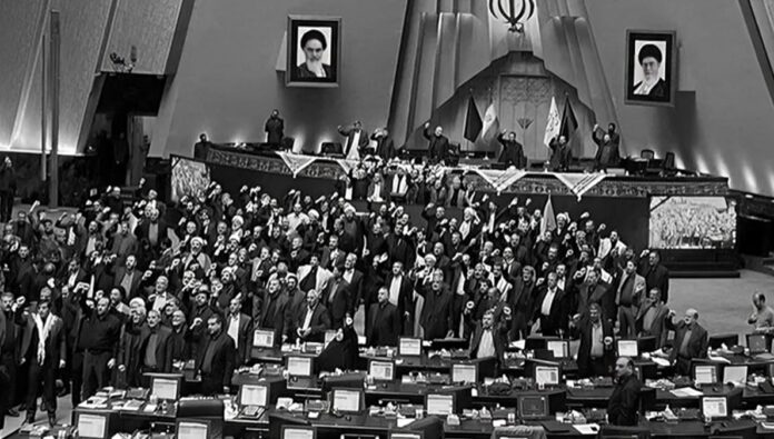 توتر في برلمان نظام الملالي: احتجاج على عدم رد فعل النظام بعد مقتل قاسم سليماني وحسن نصر الله 