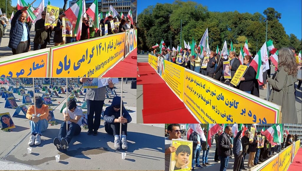 مظاهرات كبيرة للإيرانيين في أوسلو في الذكرى السنوية للانتفاضة العامة للشعب الإيراني