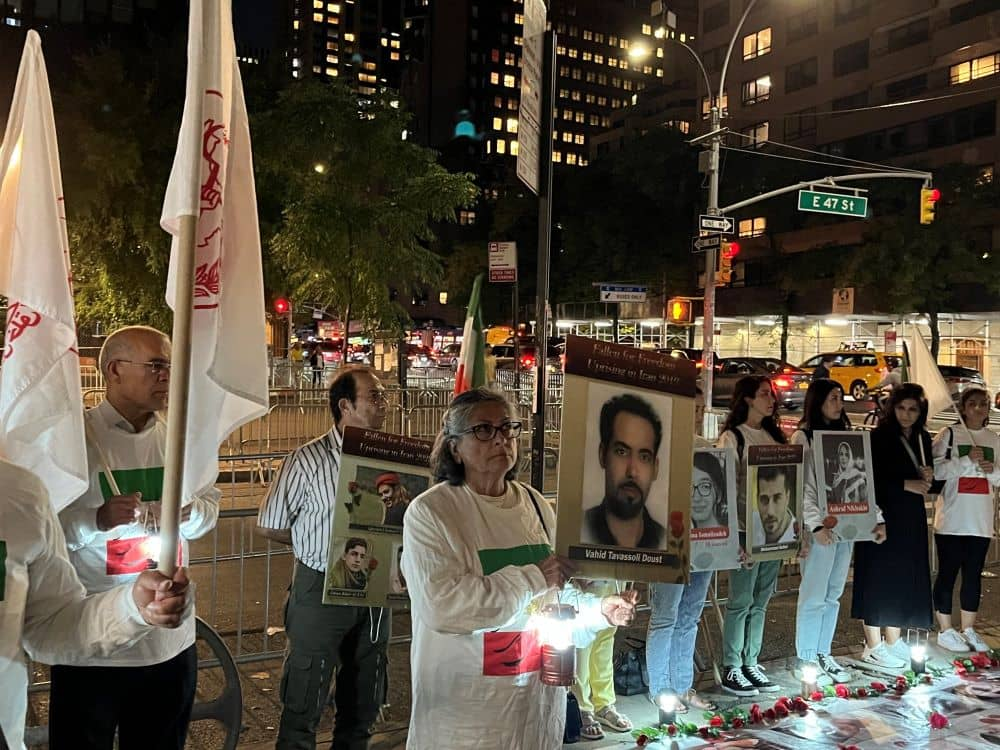 مظاهرات أنصار منظمة مجاهدي خلق في أوروبا والولايات المتحدة وكندا وأستراليا في الشهر الماضي