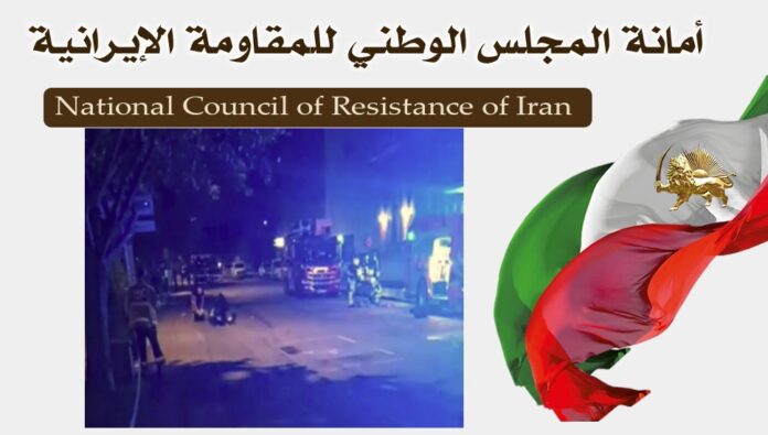 اعتداء إرهابي لمرتزقة مخابرات النظام الإيراني على مبنى جمعية مؤيدة لمجاهدي خلق في السويد