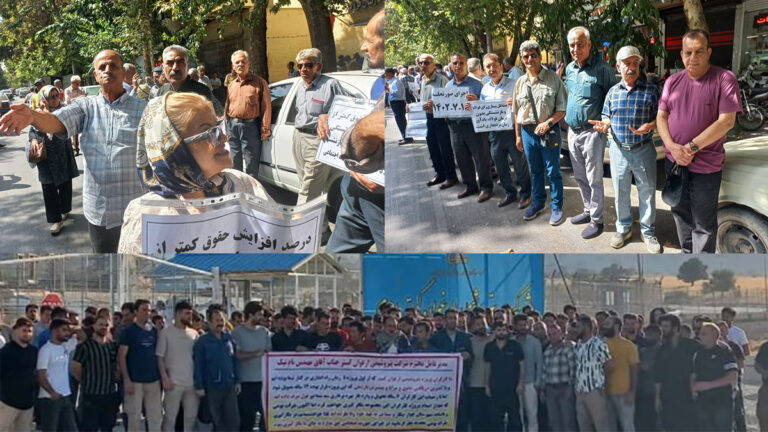 استمرار الاحتجاجات والإضرابات في أنحاء إيران ضد النظام الإيراني