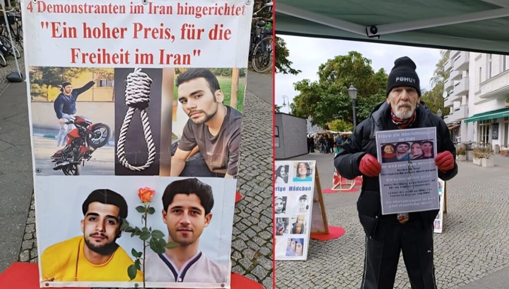 برلين - مظاهرة لإيرانيين لدعم السجناء السياسيين وضد الإعدامات في إيران