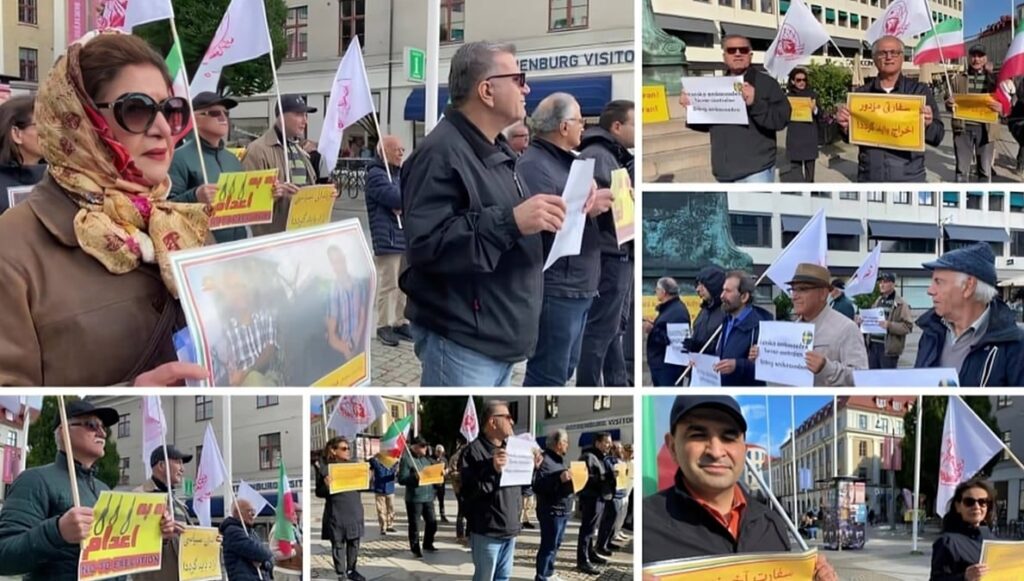 غوتنبرغ، السويد – وقفة تضامنية للإيرانيين مع المعتقلين السياسيين في إيران